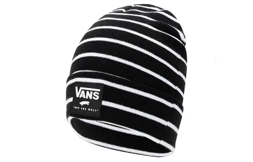 Vans Beanies Unisex Black White Stripes