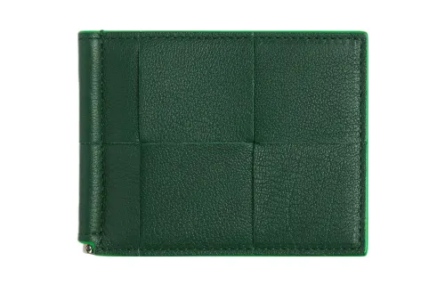 Bottega Veneta Calfskin Wallet Men's Green