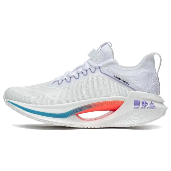 LINING Jueying Essential Running Shoes Men Low-Top White Blue/Orange/Purple
