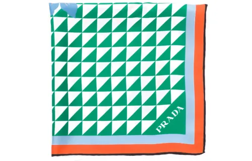 PRADA Knit Scarves Women's Green