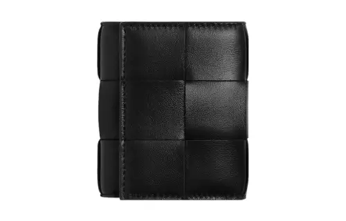 Bottega Veneta Calfskin Wallet Women's Black