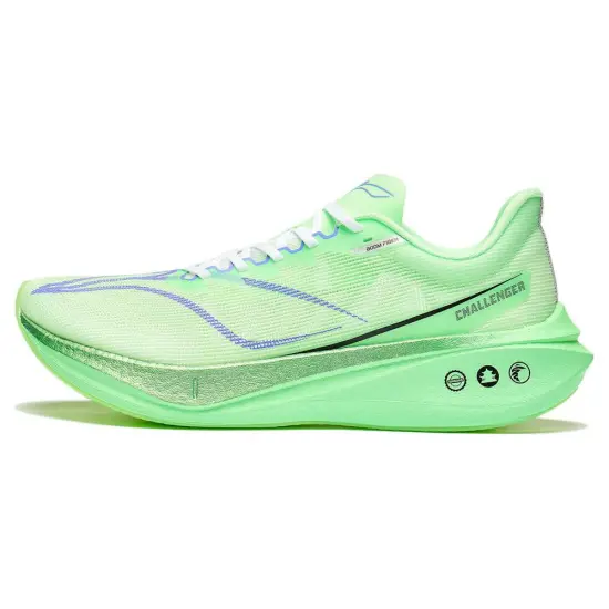 LiNing Feidian 3 Challenger Cushioning Anti Slip And Wear Resistant Low Top Running Shoes Men's Green