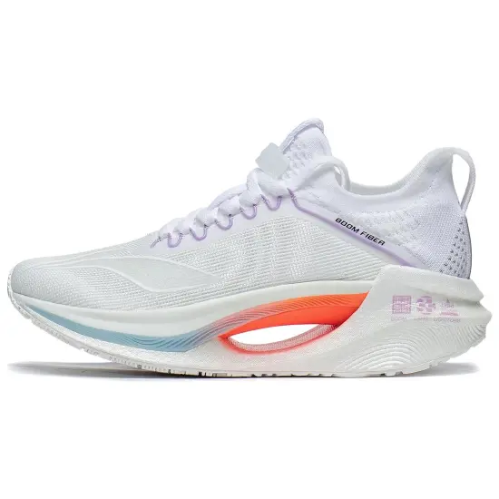 LINING Jueying Essential Running Shoes Women's Low-Top White Blue/Orange/Purple