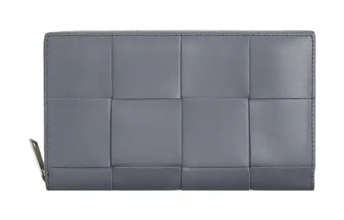 Bottega Veneta Cow Leather Wallet Large Men's Gray