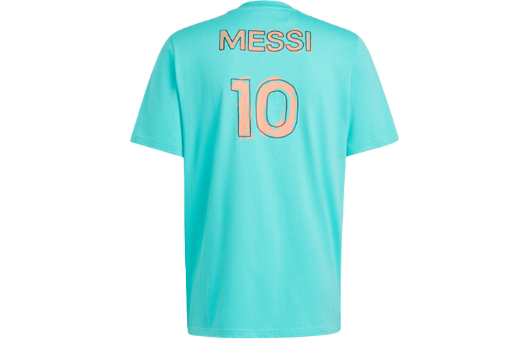 Adidas Messi Soccer Jerseys Men’s Half Mint Green Moderate Straight Fit
