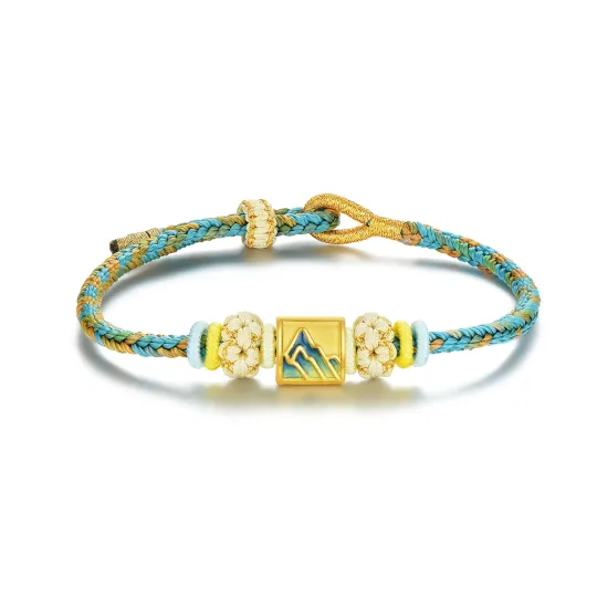 CHOW TAI SENG National Treasure Gold Bracelet Unisex
