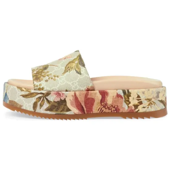 GUCCI Slide Slippers Women's Multicolor