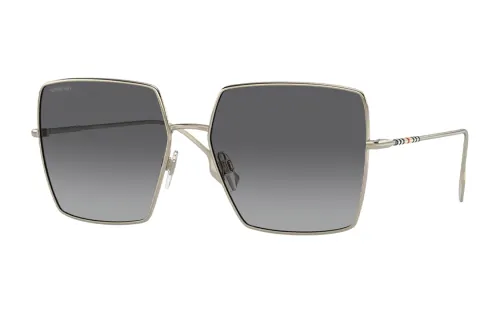 Burberry Full Rim Irregular Shape Sunglasses Unisex