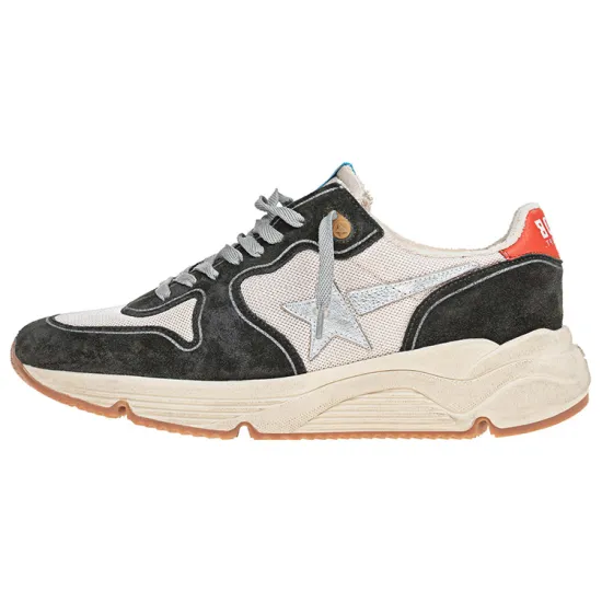 Golden Goose Running Sole Casual Shoes Men Low-Top Black White