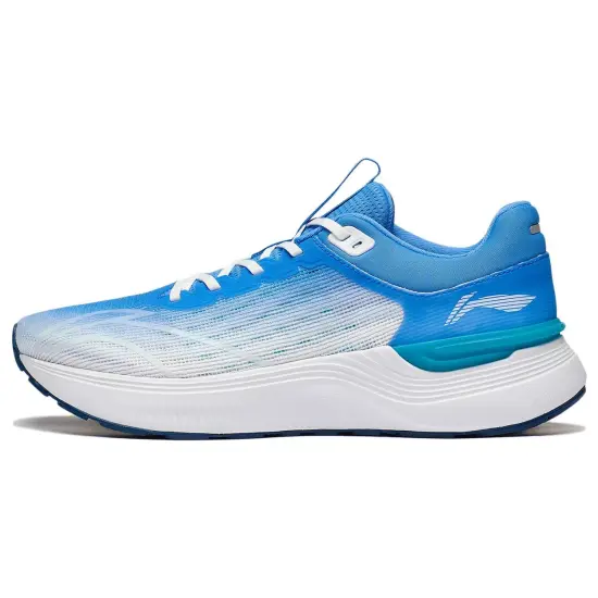 LINING Light And Shadow Element Running Shoes Men Low-Top Blue White