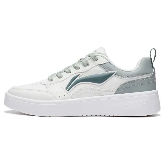 LINING Acer Truncatum Skateboard Shoes Women's Low-Top White/Green