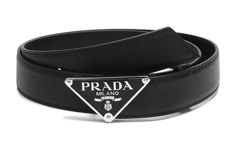 PRADA Leather Belts Women's 3cm