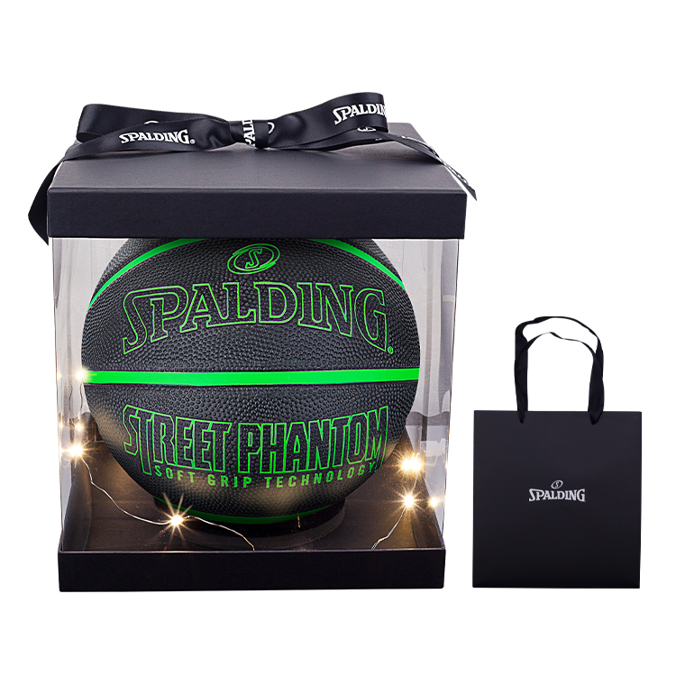 SPALDING Street Collection Rubber Basketball Green Size 7 Training Unisex China Mainland Version
