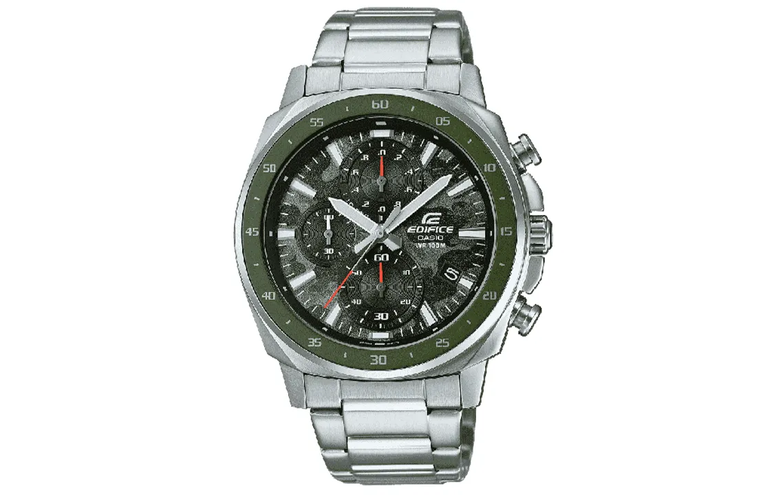 CASIO Men EDIFICE 43.8mm Green Watch EFV-600D-3C