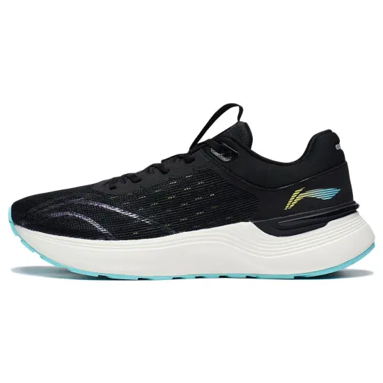 LINING Light And Shadow Element Running Shoes Men Low-Top Black/Cyan