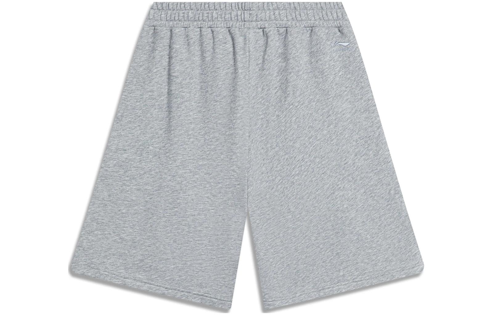 Li Ning Sports Fashion Collection Sports Shorts Men’s Heather Gray Moderate