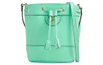 GUCCI Ophidia Leather Bucket Bags Crossbody Bag, Shoulder Bag Women's Mint Green