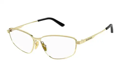 Balenciaga Alloy Irregular Shape Eyeglass Frames Unisex