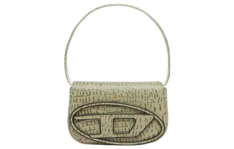 【RunwayPrevious Season】1DR crocodile-embossed shoulder bag
