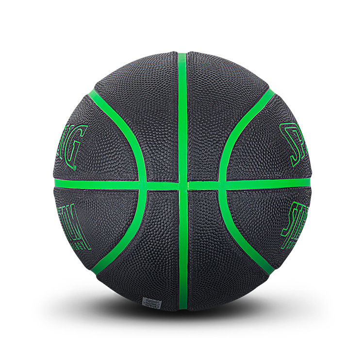 SPALDING Street Collection Rubber Basketball Green Size 7 Training Unisex China Mainland Version
