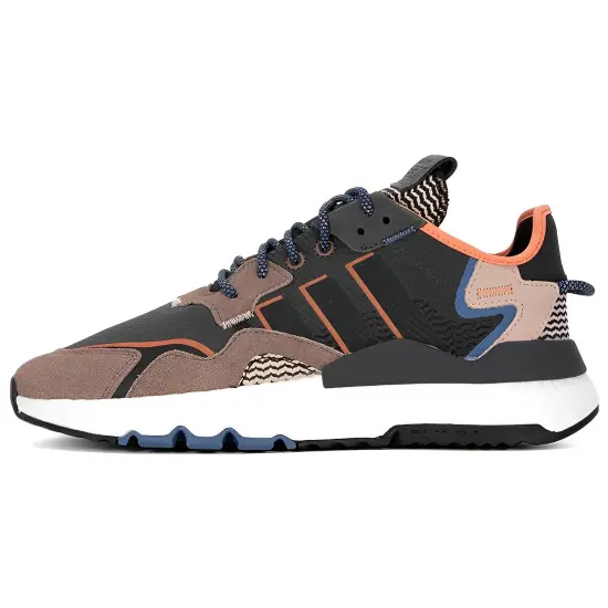Adidas Originals Nite Jogger Lifestyle Shoes Unisex Mid-top Black/Orange