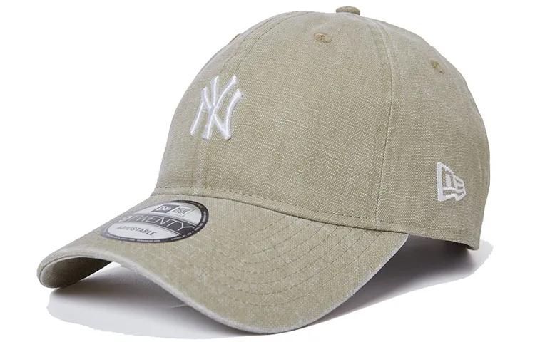 New Era Cotton Baseball Caps Unisex Beige
