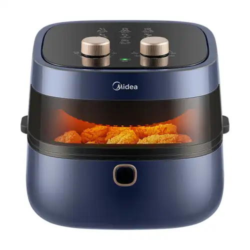 Midea Air Fryer 4.5L Home Large Capacity Fully Automatic Electric Fryer Smart Fryer KZE4501L