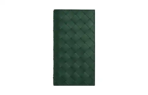 Bottega Veneta Calfskin Wallet Men's Green