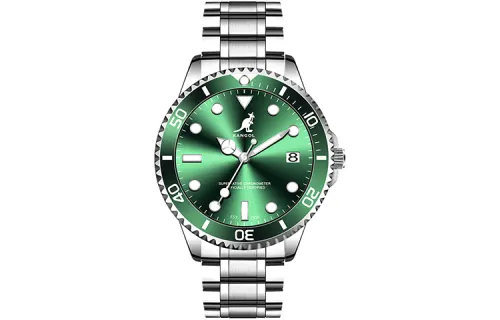 KANGOL Voyager Collection Men's Watch Stainless Steel Quartz Movement Metal Strap Watch Men's Watches