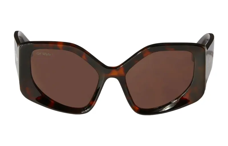 OFF-WHITE Eyewear Denver Logo-print Sunglasses