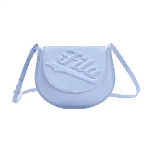 FILA FUSION Pu Shoulder Bag Regular Unisex Twill Blue