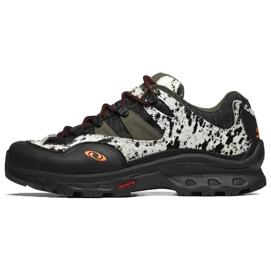 SALOMON XT-Quest Hiking / Trekking Shoes Unisex Low-top White/Black/Green