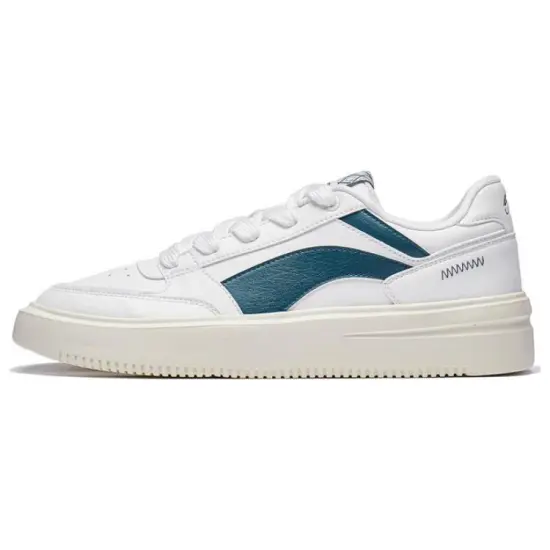 LINING Sports Life Collection Skateboard Shoes Men Low-Top White/Green
