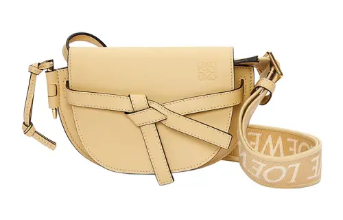 LOEWE Gate Soft Cow Leather Shoulder Bag, Crossbody Bag Mini Women's Butter