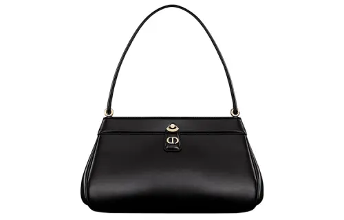 DIOR Key Smooth Cow Leather Handbag, Shoulder Bag Women's Black