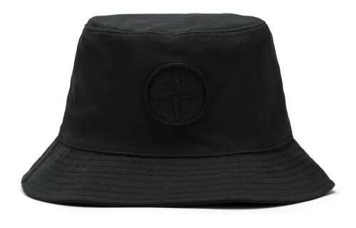 STONE ISLAND Bucket Hats Unisex Black