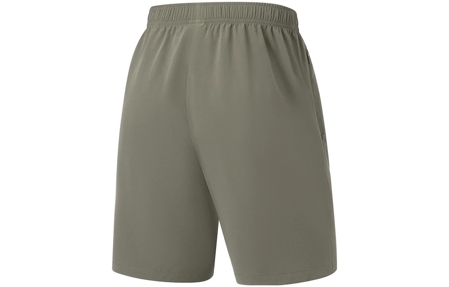 Li Ning Fitness Series Sports Shorts Men’s Army Canvas Green