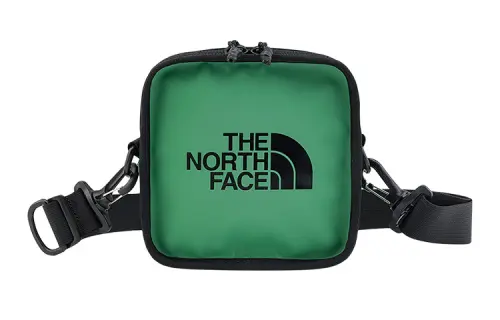 THE NORTH FACE 2.5L Small Square Bag One Shoulder Crossbody Outdoor Bag Polyester Green Unisex
