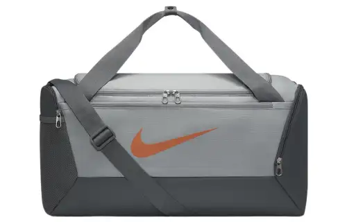 Nike Fabric Training Luggage Bag Gym Bag Unisex Light Smoke Gray/Smoke Gray/Psychedelic Orange