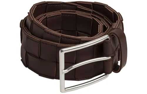 Bottega Veneta Logo Detailed Buckle Belt
