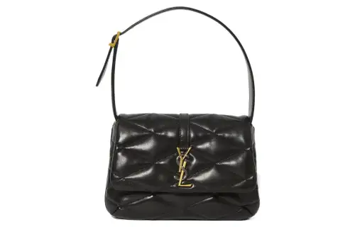 SAINT LAURENT Quilting Lambskin Handbag, Shoulder Bag Women's Black