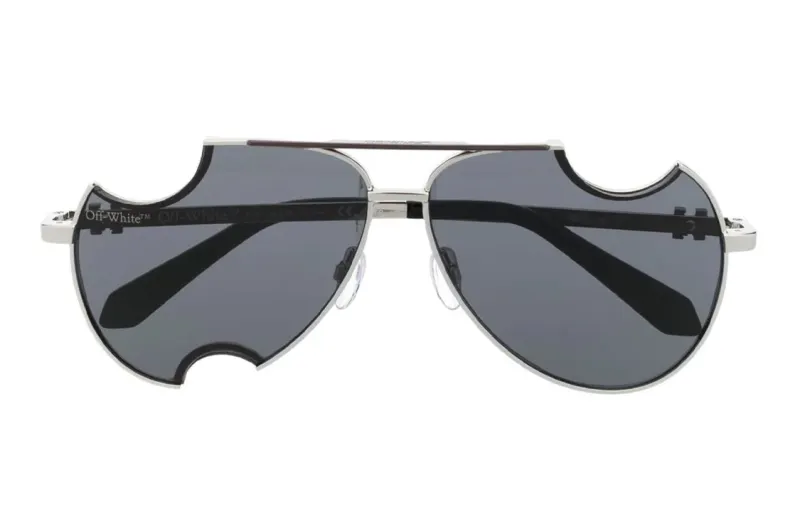 OFF WHITE Dallas Cut Out Aviator Sunglasses