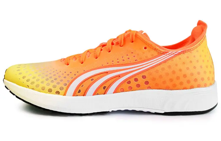 Dovi DO-WIN Strike 4 Racing Mesh Shock Absorbing, Anti-slip and Wear Resistant, Low-top Long-distance sprint running shoes, Men and Women, Orange