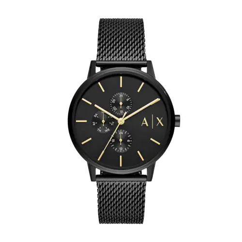 ARMANI EXCHANGEAE Darth Vader Wrist Watches Quartz Movement Stainless Steel Strap Black Dial Men's Watches