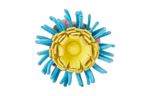 LOEWE Classic Cow Leather Decorative Stud Flower Bag Merch Women's Pink/Blue