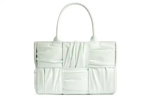 Bottega Veneta ARCO Cow Leather Tote Bag, Shopping Bag, Handbag Small Women's Glacier