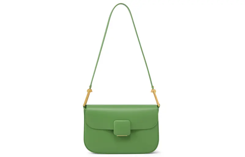 CHARLES&KEITH Pu Versatile Charles & Keith Bag Shoulder Bag Small Women's Beige/Green/Orange/Pink