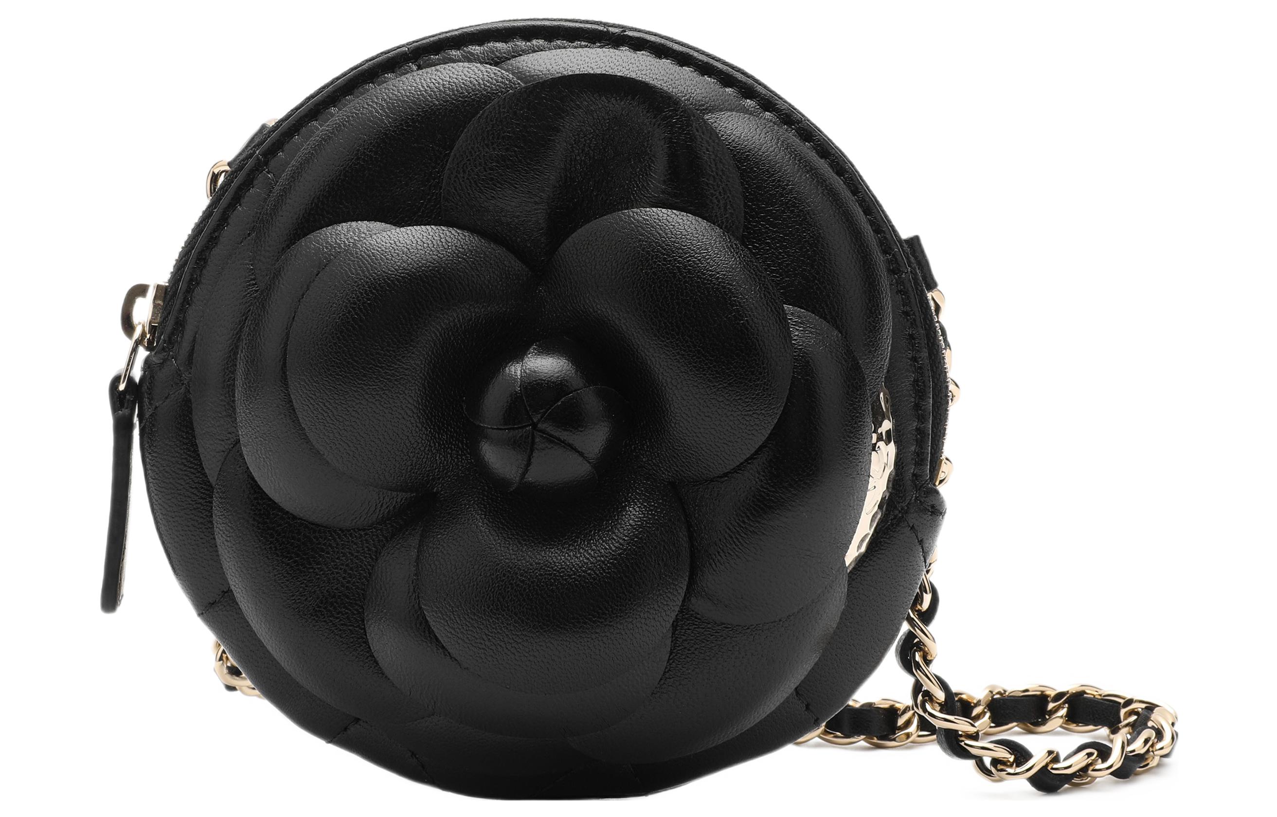 Женская сумка Chanel Camellia (черная) — фото 2
