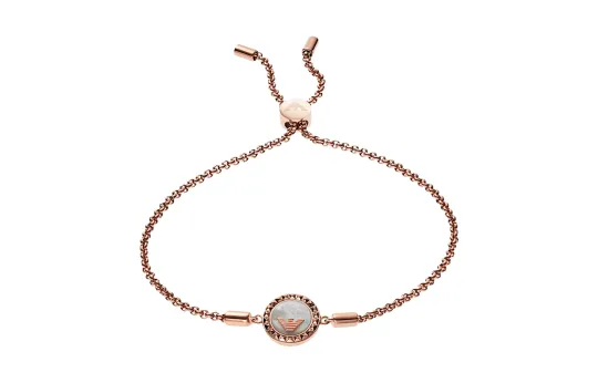 EMPORIO ARMANI Stainless Steel Bracelets Women's Rose Gold
