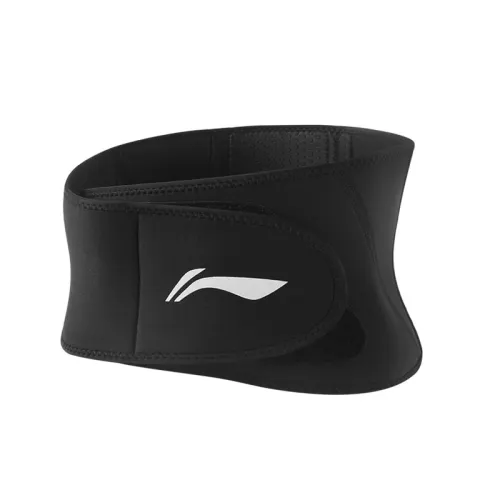 LiNing Li Ning Fitting Thin Portable Waist Support Polyester Rubber Basketball Football Badminton Same Style for Men and Women